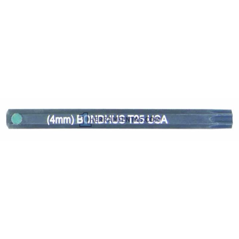 PUNTA TIPO TORX®  T25 PARA DADO DE IMPACTO Y AUTOCLÉ. BONDHUS 32025