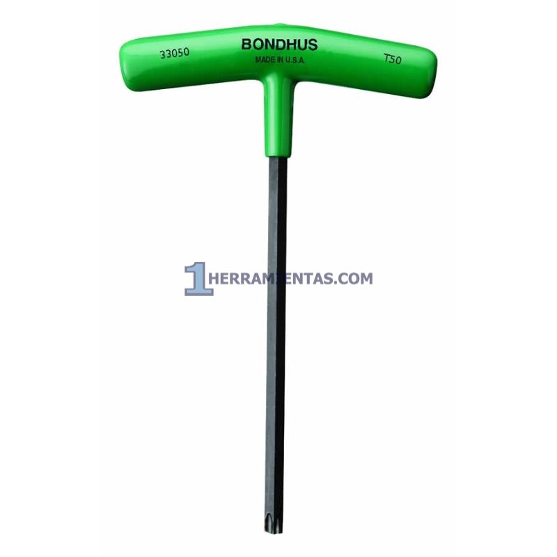 LLAVE TIPO TORX® CON MANGO EN "T" T-55. BONDHUS 33055