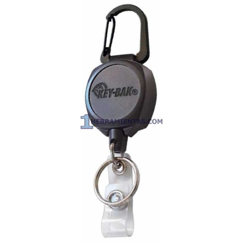RETRÁCTIL PORTA TARJETA Y LLAVES. KEYBAK SIDEKICK